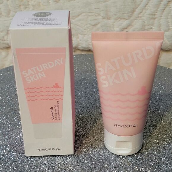 Saturday Skin Rub-A-Dub Refining Peel Gel Korean Skincare 2.53 Ounce New - Picture 1 of 11